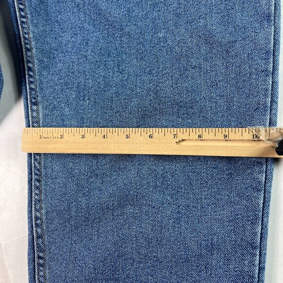 VTG 90s Levi's Jeans Men's 37x31* 540 Flex Relaxed Straight Blue Denim Tag 38x32 - Picture 13 of 16